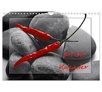 Hot Chili Küchen Kalender (Wandkalender 2026 DIN A4 quer), CALVENDO Monatskalender: Rote Chili ist immer ein Blickfang, dies ist ein wundervoller Food Kalender in dem die Chili im Mittelpunkt steht