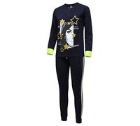 HOT CHILI PEPPER Pigiama da Donna Lungo 100% Cotone Art. HCP 08 Blu Notte L