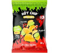 Hot Chip - Chips piccanti al chili e limone verde- Patatine Piccanti 80gr X 3 confezioni