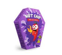 Hot Chip Original, La patatina più piccante al mondo, Nuova versione 2024 Italiana, Tortilla al Peperoncino, Mix di Carolina Reaper, Trinidad Moruga Scorpion, Bhut Jolokia, Habanero (2.5g)