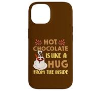 Hot Chocolate Cozy Citazione Caldo Winter Cocoa Design Custodia per iPhone 14