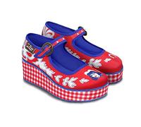 Hot Chocolate Design Chocolaticas Cowgirl Scarpe Zeppe Mary Jane da Donna Multicolore HCD 37
