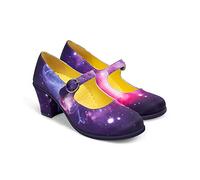 Hot Chocolate Design Chocolaticas Mary Jane - Décolleté da Donna con Tacco Medio, Nebula., 40 EU