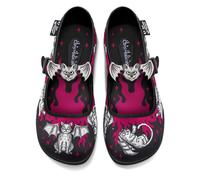 Hot Chocolate Design Chocolaticas Mary Jane - Scarpe Basse da Donna, in Tela, stravaganti, I Gatti Gargoyle, 39 EU