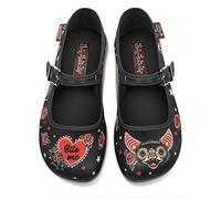 Hot Chocolate Design - Scarpe Basse da Donna Chocolaticas Modello Mary Jane, in Tela, stravaganti, 38 EU