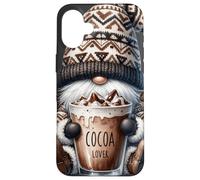Hot Chocolate Gnome Dad For Cocoa Lover And Sweater Weather Custodia per iPhone 16 Plus