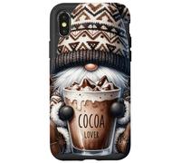 Hot Chocolate Gnome Dad For Cocoa Lover And Sweater Weather Custodia per iPhone X/XS