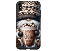 Hot Chocolate Gnome Dad For Cocoa Lover And Sweater Weather Custodia per iPhone XS Max