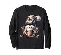 Hot Chocolate GNOME Dad for Cocoa Lover And Sweater Weather Maglia a Manica