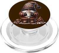 Hot Chocolate Gnome Graphic For Winter And Cocoa Lovers PopSockets PopGrip per MagSafe