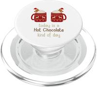 Hot Chocolate Shirt Oggi è una cioccolata calda tipo di giorno PopSockets PopGrip per MagSafe