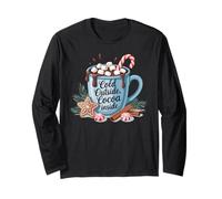 Hot Cocoa Accogliente Stagione Natale Vacanze Uomini Donne Bambini Natale Maglia a Manica