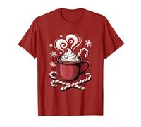 Hot Cocoa Cozy Christmas Candy Cane Lover Hot Chocolate Maglietta
