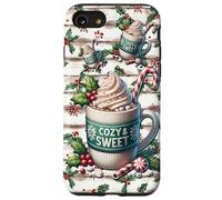 Hot Cocoa For Women With Christmas Mistletoe Decor For Xmas Custodia per iPhone SE (2020) / 7/8