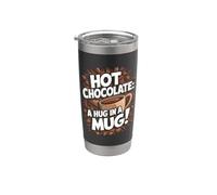 Hot Cocoa Lover Bevanda di cioccolata calda Bicchiere termico in acciaio inox doppia parete