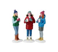 LEMAX Set 3 Personaggi Hot Cocoa with Friends in Resina H6.8 x 7.4 x 1.8 cm
