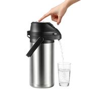 Hot Cold Tumbler | 1900ml Push Button Thermal Flask | Leakproof Thermal Cup | Coffee Tea Water Beverage Home School Office Camping