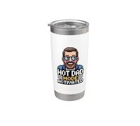 Hot Dad Mode Activated Bicchiere termico in acciaio inox doppia parete