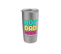 Hot Dad Mode Activated Bicchiere termico in acciaio inox doppia parete
