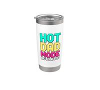 Hot Dad Mode Activated Bicchiere termico in acciaio inox doppia parete