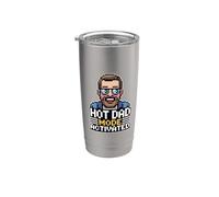 Hot Dad Mode Activated Bicchiere termico in acciaio inox doppia parete