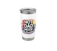 Hot Dad Mode Activated Bicchiere termico in acciaio inox doppia parete
