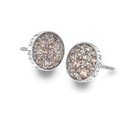 Hot Diamonds Orecchini Argento Emozioni Scintilla Champagne De454 - Orecchini