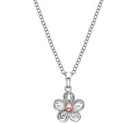 Hot diamonds Silver flower Collana Forget me not DP749
