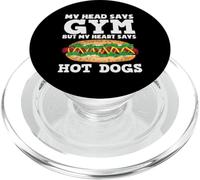 Hot Dog Amante La Mia Testa Dice Palestra Hot Dogs PopSockets PopGrip per MagSafe
