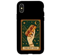 Hot Dog Bun Lover Foodie Food Lover The Hot Dog Tarot Card Custodia per iPhone X/XS