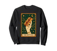 Hot Dog Bun Lover Foodie Food Lover The Hot Dog Tarot Card Felpa