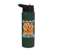 Hot Dog Chiamami il veterinario Puttin' Dogs Down Bootleg Fun Glizzy Stainless Steel Insulated Water Bottle