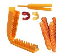 Hot Dog Cutter - Easy Hot Dog per bambini e adulti | Sicuro e veloce strumento di taglio per salsicce, salsicce e cani vegetariani | Divertente gadget da cucina per il pranzo, barbecue