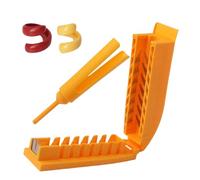 Hot Dog Cutter - Hot Dog Cutting Tool | Folding Sausage Cutter, Cat WC opaco, Cat Pee resistente opaco, Space-Saving Pet Slicer for Kitchen, Ristorante, Outdoors, Campeggio, BBQ, Picnic