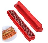 Hot Dog Slicer | Affettatrice per biscotti in acciaio inox, strumenti per decidere che gli hot dog possono facilmente scegliere salsicce, feste in famiglia, barbecue estivi, campeggio, pasti in PL