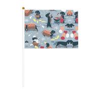 Hot Dogs e Lemonade1 - Mini bandierine per grandi aperture, bar, ufficio, sfilate, eventi sportivi della Coppa del Mondo