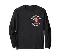 Hot Dogs & Fireworks - Just Here for the Wieners USA Maglia a Manica
