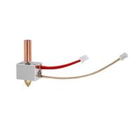 Hot End 3D Printer Head, 24V 50W Dual Metal Nozzle for 4 Pro Series | Alluminio Acciaio Ottone PLA ABS PETG TPU Legno M6 Filetto 0.4mm 300C XH2.54 PH2.0 Terminali Ricambi