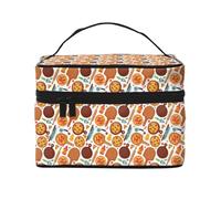 Hot Fresh Pizza Makeup Bag Cute Cosmetic Bags per donne, trousse da toilette, grande borsa organizer da viaggio