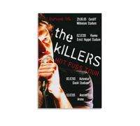 Hot Fuss-the KillersPoster per camera da letto, stampa estetica su tela, decorazione artistica da parete per soggiorno e camera da letto, senza cornice, stile 60 x 90 cm