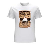 Hot Fuzz Wanted Swan Cornetto Trilogy Movie Mens Tshirt Size L