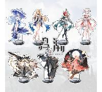 Hot Game Wuthering Waves Acrilico Figura Supporto Modello Piastra Portachiavi Jinhsi Galleria Roccia Carlotta Cartethyia Cantarella Changli Zhezhi Cantarella Cosplay Display Regali Onde15CM02-23,Onde1