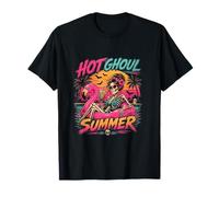 Hot Ghoul Summer Summerween Pool Party Maglietta
