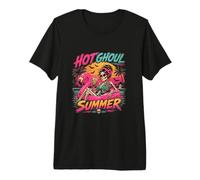 Hot Ghoul Summer Summerween Pool Party Maglietta Premium