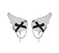 Hot Girl Animes Hairpins Sottocultura Angelo Ala Clip di Capelli Peluche Clip Laterale Adolescenti Ragazza Y2K Hair Styling Clip Punk Copricapo Ange