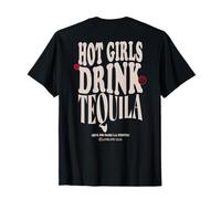 Hot girl drink Tequila X LIVELIFE Clo - JGA Party BackPRINT Maglietta