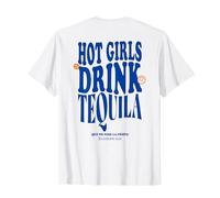 Hot girl drink Tequila X LIVELIFE Clo - JGA Party BackPRINT Maglietta