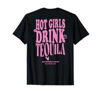 Hot girl drink Tequila X LIVELIFE Clo - JGA Party BackPRINT Maglietta