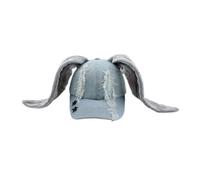 Hot Girl Jeans Orecchie di Coniglio Lunghe Cappello da Baseball da Cowboy Lavaggio Graffiti Berretto da Baseball Hip Hop Donna Uomo Party Team Berretto da Baseball (Color : 4, Size : Adjustable)