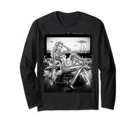 Hot Girl on T-Shirt da Uomo Blonde Bombshell Atomic Pinup BW Maglia a Manica